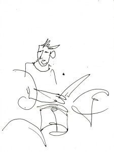 Drum Drawing, Drum Tattoo, Jazz Players, Drums Art, Music Drawings, Jazz Art, Music Illustration, Musical Art, Outline Art