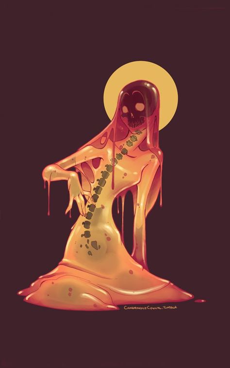 Monster Girl Challenge: Slime by *TravJames on deviantART: Slimes Girl, Creature Fantasy, Rpg Horror, Heroic Fantasy, Monster Design, Creature Concept, Monster Girl, Character Design References, Creature Design