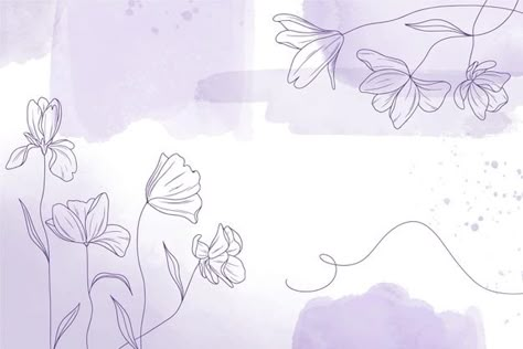 Watercolor background with hand-drawn el... | Free Vector #Freepik #freevector #background #watercolor #light #hand-drawn Light Purple Wallpaper, Purple Aesthetic Background, Wallpaper Notebook, Violet Pastel, Laptop Wallpaper Desktop Wallpapers, Watercolour Texture Background, Cute Laptop Wallpaper, Ipad Background, Flowery Wallpaper