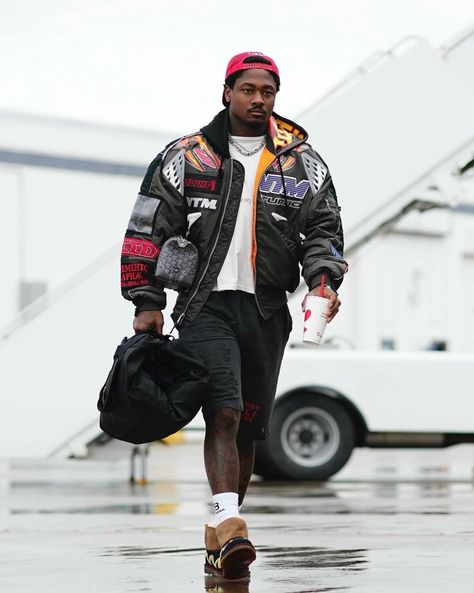 Home / X Asap Rocky Fashion, Stefon Diggs, American Football Players, Fits Inspo, American Football, Football Players, New Style, Streetwear Fashion, Nfl