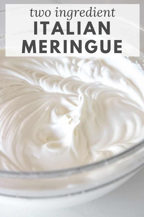 Marange Recipe, Meringue Recipes, How To Make Meringue, Baked Meringue, Vanilla Bean Powder, Meringue Recipe, Two Ingredient, Italian Meringue, Meringue Powder