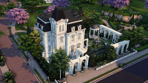 Enchanted Victorian house - The Sims 4 Rooms / Lots - CurseForge Sims 4 Victorian House, Sims Exterior, Sims 4 Rooms, Kerbal Space Program, App Home, Best Mods, Victorian House, Pale Colors, House Built