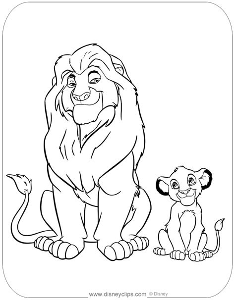 Mufasa Lion King Drawing, Lion King Outline, Mufasa Drawing, Simba Coloring Pages, Simba Outline, Lion King Drawing, Simba Drawing, Mufasa Lion King, Lion King Coloring Pages