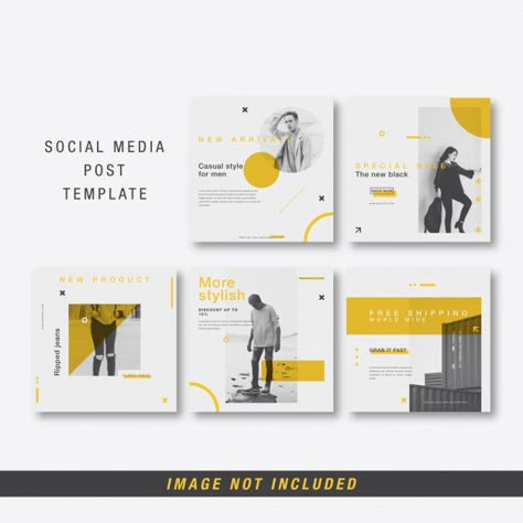 Minimalist social media post template | Premium Vector #Freepik #vector #frame #business #technology #template Social Post Template, Minimalist Social Media Post, Post Design Ideas, Technology Template, Free Social Media Templates, Mises En Page Design Graphique, Instagram Design Layout, Vector Frame, Social Media Post Template