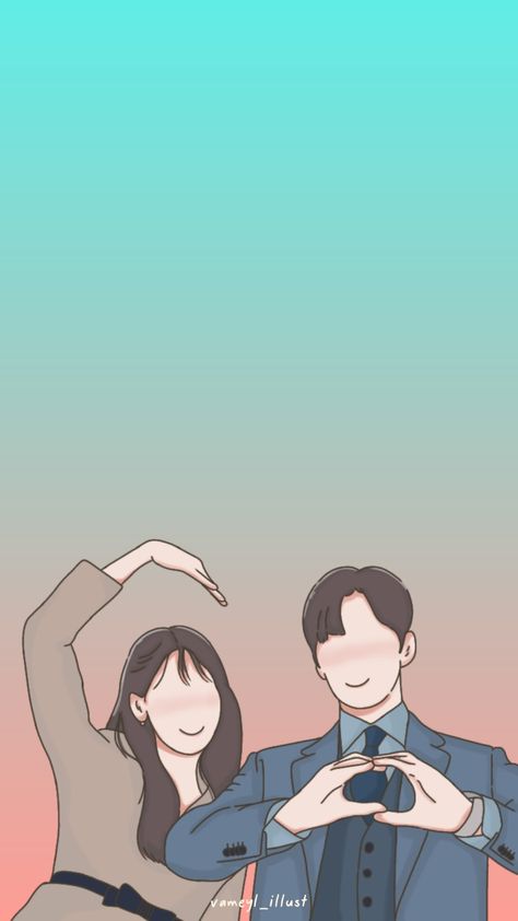 Kdrama Fan Art Wallpaper, Kdrama Wallpaper, Easy Love Drawings, Cute Laptop Wallpaper, Animated Love Images, Cute Doodles Drawings, Girly Art Illustrations, Korean Art, Cute Doodle Art