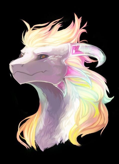 RAINBOW MANE DERGEN!! Animals Quotes, Design Tattoos, Travel Architecture, Quotes Humor, Mythical Animal, Cute Fantasy Creatures, Dragon Pictures, Anime Wolf, Dragon Artwork