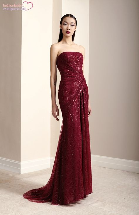 Peter Langner 2015 Spring Evening Collection Modern Mother Of The Bride, Peter Langner, Carpet Outfits, Dark Red Dresses, Wedding Dresses 2014, Princess Diaries, Pretty Prom Dresses, Mother Of The Bride Dress, Gala Dresses