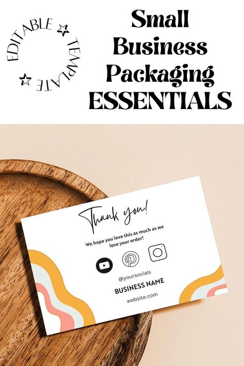 Packaging Ideas For Clothes, Clothes Small Business, Business Packaging Ideas, Business Vision Board, Canva Business, Thank You Bags, Packaging Ideas Business, Small Business Packaging Ideas, Business Packaging