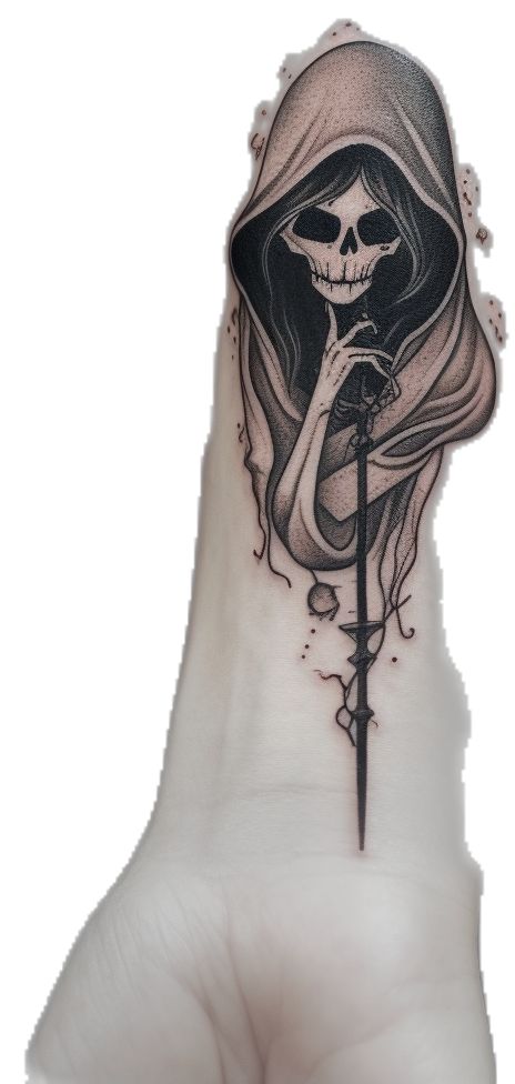 Female Grim Reaper Tattoo, Traditional Tattoo Girls, Female Grim Reaper, Grim Reaper Tattoo, Reaper Tattoo, Tattoo Girl, Grim Reaper, Traditional Tattoo, Girl Tattoos