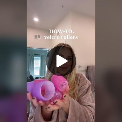 Took me an hour, probably only doing the front pieces next time. Rolle... | Velcro Hair Rollers | TikTok Velcro Rollers Thick Hair, Velcro Rollers Wet Hair, How To Use Velcro Rollers On Thick Hair, Volume With Rollers, How To Use Velcro Rollers Long Hair, How To Do Velcro Rollers, Using Rollers For Volume, Velcro Roller Placement, Using Velcro Rollers For Volume