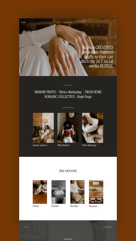 Business website Videography Website Design, Actor Website, Client Workflow, Minimal Editorial, Designers Website, Website Design Inspiration Layout, Showit Template, Creative Website Design, Inspiration Board Design