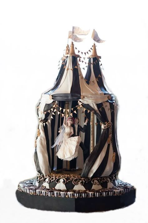 Circus Cake, Art Cakes, Events Design, Circus Theme, Circus Party, Vintage Circus, Vintage Rentals, North Texas, Assemblage Art