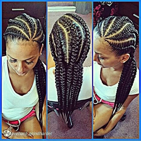 We are always on Pinterest, here are 8 of our favorite big corn row styles we are totally feeling on Pinterest Mens Cornrows, Textured Hairstyles, Cornrows Styles, Types Of Braids, Afrikaanse Mode, Feed In Braid, Beautiful Braids, Braids For Black Women, Cornrows Braids