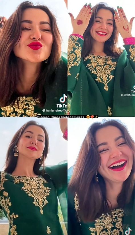 Haina Amir, Eid Aesthetic, Hania Aamir, Eid Pics, Hania Amir, Desi Fashion Casual, Indian Aesthetic, Pakistani Dress Design, Couples Poses For Pictures