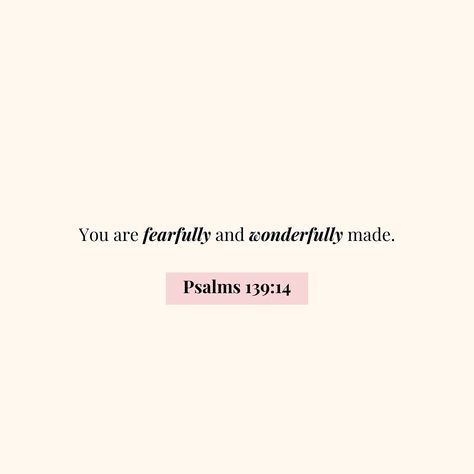 If you have been feeling insecure this for you ⬇️ I just want to remind you today of how God sees you! - You meet his standard of beauty. 🤍 - He sees you as worthy. 🤍 - You are his masterpiece! 🤍 - You are fearfully and wonderfully made! 🤍 Save + share if you needed this today 🙋‍♀️ #joi2day #jesuslovesyou #insecurity #lowselfesteem #selflove #womanofgod #explorepage God And Insecurities, Gods Masterpiece Quotes, You Are Worthy Quotes God Bible Verses, Bible Verses For Insecurity, You Are Fearfully And Wonderfully Made, Insecure Quote, Verse Of The Day Inspirational, God Strength, Journal Bible Quotes