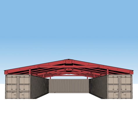 Container Podroof Shipping Roof Kits by Shield for Contractors Industrial Shipping Container Roof, Shipping Container Workshop, Shipping Container Sheds, Shipping Container Buildings, Iso Container, Shipping Container Design, Shipping Container Cabin, Shipping Container Home Designs, Container Cabin