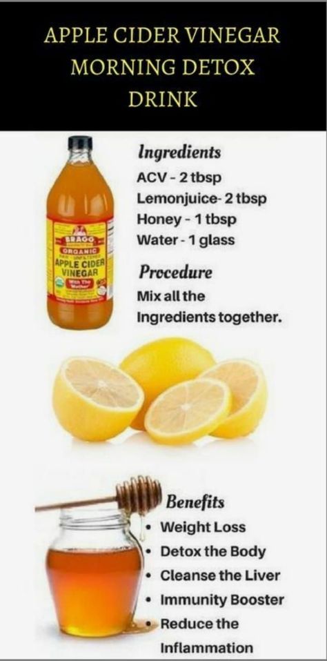 Apple Cider Vinegar Morning Detox Drink Morning Detox Drink, Apple Cider Vinegar Morning, Gym Nutrition, Natural Detox Drinks, Smoothie Detox, Detox Drinks Recipes, Diet Drinks, Juice Recipes, Healthy Detox