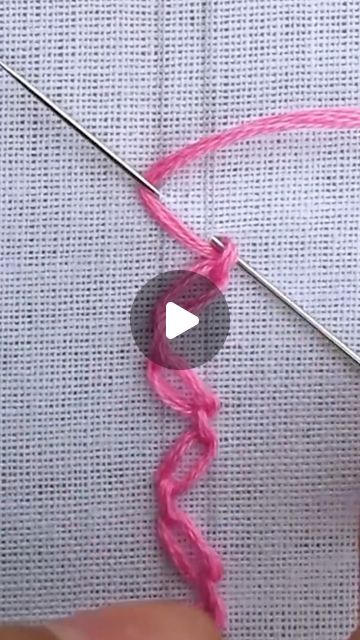 22K views · 1.2K likes | RozaBird on Instagram: "Zigzag cable chain stitch tutorial! #satisfying #viralreels #diy #fypシ゚ #stitch #fb #border #trending #viral #useful #hand #handembroidery #handmade #embroidery #cute #borderline #reelsfb #tutorial #support #content #easy #reels #fbreels" Cable Chain Stitch, Chain Stitch Tutorial, Easy Reels, Embroidery Cute, Zigzag Stitch, Stitch Tutorial, Slow Stitching, Handmade Embroidery, Chain Stitch