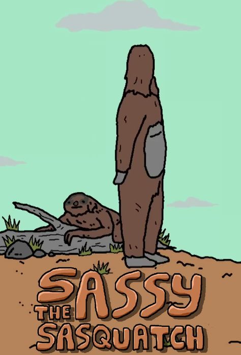 Sassy The Sasquatch Pfp, Sassy The Sasquatch Tattoo, Sassy The Sasquatch Wallpaper, Big Lez Show Wallpaper, Sassy The Sasquatch, The Big Lez Show, Comic Pfp, Big Lez Show, Gtr Skyline