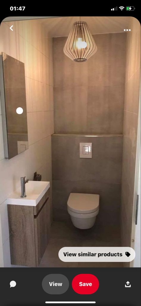 Small Toilet Design, Toilette Design, Very Small Bathroom, Toilet Room Decor, Wc Design, Small Bathroom Layout, Small Toilet Room, Small Bathroom Sinks, Washroom Design