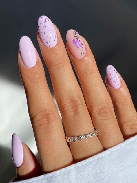 Top Purple Spring Nail Trends 2024: Cute Acrylics to Light Pastels Purple Nails Ideas, Light Purple Nails, Pastel Nails Designs, Lilac Nails, Spring Nail Trends, Purple Nail Designs, Purple Nail, Bride Nails, Short Acrylic Nails Designs