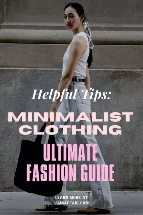 Minimalist Clothing Brands | ULTIMATE Must Read Fashion Guide Minimalist Clothing Aesthetic, Minimalist Clothing List, Minimalist Clothing Brands, Minimalist Clothing, Clothing Sites, Fashion Guide, Tips For Women, Minimalist Wardrobe, The Minimalist