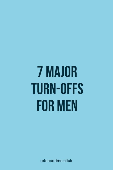 Want to know what turns men off? Discover the 7 major things that most guys simply dislike in women. From lack of confidence to poor communication, understanding these deal breakers can transform your dating life. Make a good first impression by avoiding these common pitfalls! If you're wondering how to connect better and keep your spark alive, these insights are a must-read. Get ready to enhance your attraction by identifying what may be pushing men away! Poor Communication, Lack Of Communication, Attract Men, Drama Free, Ways To Show Love, Lack Of Confidence, Dating World, Addicted To You, Guided Journal