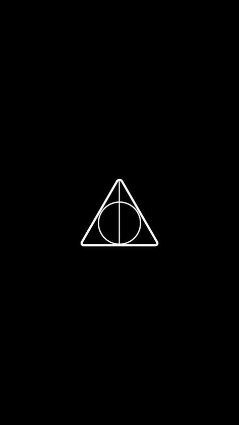 Harry Potter Minimalist Wallpaper, Deathly Hallows Wallpaper, Harry Pptter, Harry Potter App, Cloak Of Invisibility, Resurrection Stone, The Elder Wand, Small Words Tattoo, Buddhism Wallpaper