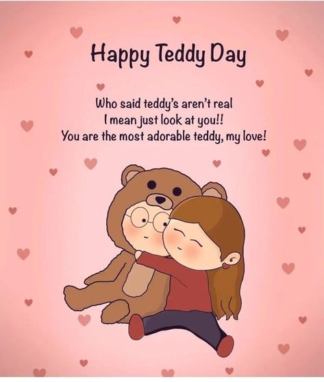 Teddy day Romantic Messages For Girlfriend, Happy Teddy Bear Day, Happy Teddy Day, Happy Teddy Day Images, Teddy Day Images, Creative Valentines Day Ideas, Beautiful Disney Quotes, Teddy Bear Quotes, New Year Wishes Images