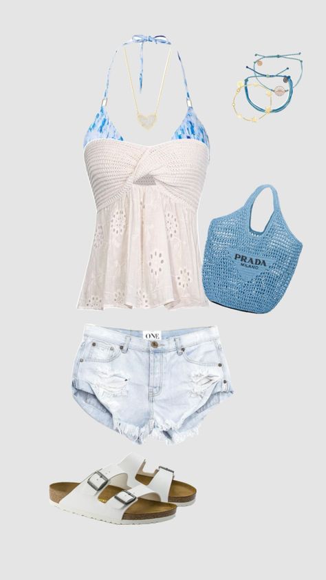 Cute Summer Clothes, Preppy Summer, Summer Clothes, Beach Outfit, Clothes, Summer Clothing