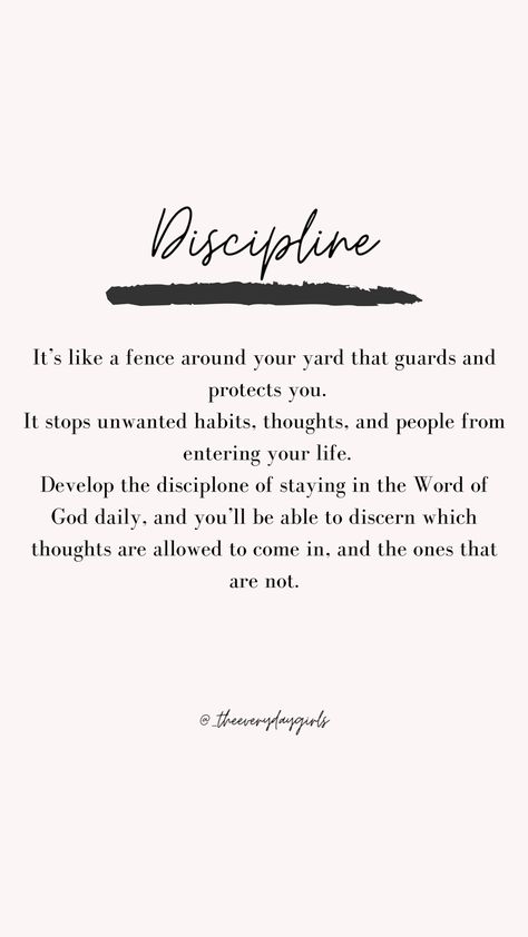 Biblical Self Discipline, Spiritual Discipline Quotes, Scriptures On Discipline, Self Discipline Bible Verse, Bible Verse Discipline, Bible Verse About Discipline, Bible Verses For Discipline, Prayer For Discipline And Consistency, Discipline Scripture