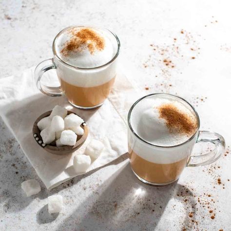 Red Cappuccino - Rooibos tea cappuccino Fredo Cappuccino Recipe, Home Made Cappuccino Recipes, How To Make Cappuccino At Home, How To Make Cappuccino, Perfect Cappuccino, Cappuccino Recipe, Baking Secrets, How To Make Red, Hot Drinks Recipes