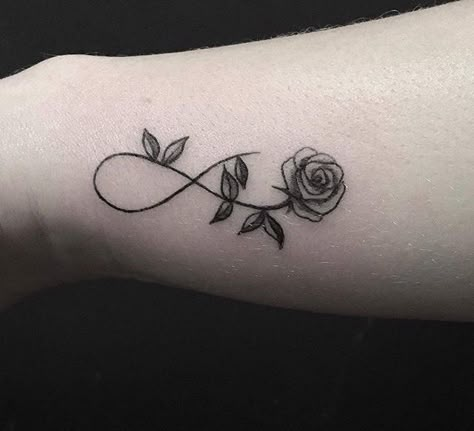 #tattoo, #tattoos, #inked, #tattooart, #tattooedwomen, #tattooedguys, #tattooinspiration, #tattooideas, #tattooworldwide, #tattoosociety, #InkLaughs, and #TattooFails​ Rose And Infinity Tattoo, Infinity Tattoo With Rose, Rose Infinity Tattoo, Infinity Tattoo Wrist, Infinity Rose Tattoo, Flower Infinity Tattoo, Side Wrist Tattoos For Women, Unique Tattoos Ideas, Roos Tattoo