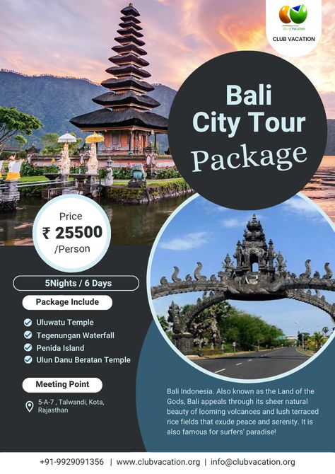 5 Nights 6 Days Bali Tour For An Amazing Holiday Best Bali Tour Package By Club Vacation Contact - 099290 91356 Email - info@clubvacation.org Website - http://clubvacation.org Bali Infographic, Bali Tourist, Bali Tourist Map, Vintage Travel Posters Bali, Bali Tour, Bali Tour Packages, Tourism Design, Tour Packages, Bali