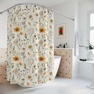 DandeeHomePlace - Etsy Western Shower Curtain, Botanical Shower Curtain, French Country Farmhouse Decor, Thanksgiving Pillows, Floral Bathroom, French Farmhouse Decor, Floral Shower Curtain, Cow Decor, Boho Shower Curtain