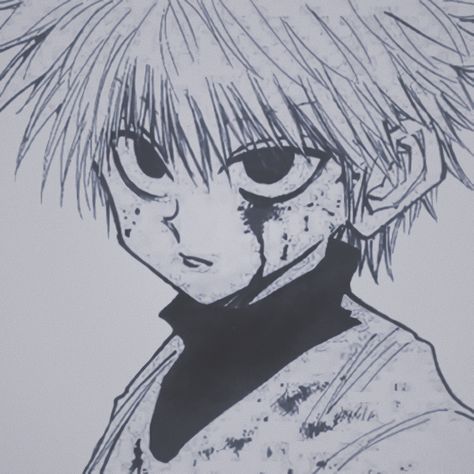 ₓ˚. ୭ ˚○◦˚ @𝐬𝐭𝐫𝐚𝐰𝐛𝐞𝐫𝐫𝐲_𝐨𝐫𝐞𝐨𝐬 ˚◦○˚ ୧ .˚ₓ Killua Zoldyck, Anime Character, Black And White, Twitter, Anime, White, Black