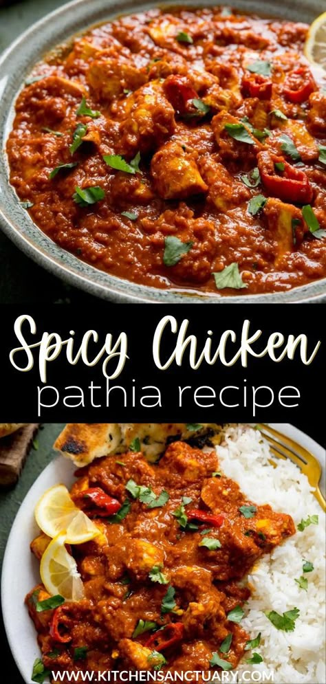 Healthy Ethnic Recipes, Chicken Pathia, Creamy Curry Sauce, Mutton Recipe, Kitchen Sanctuary, Steamed Sweet Potato, Creamy Curry, Curry Recipes Easy, Fakeaway Recipes