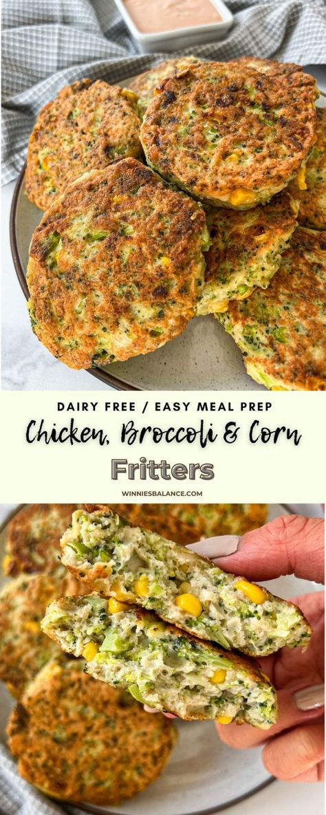 Chicken Broccoli Cakes, Ground Chicken Fritters, Ground Chicken Broccoli, Broccoli Patties, Broccoli Recipes Healthy, Broccoli And Chicken, Chicken Fritters, Pea Fritters, Ground Chicken Burgers