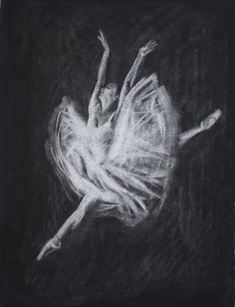 Negative drawing fascinated me and challenged me to no end in drawing classes, and this simple image not only elicits an aura of tulle-d mystery, but also portrays such simplistic line and positive space! So lovely :) Charcoal Subtractive Drawing, Mum Artwork, Subtractive Drawing, Negative Drawing, Easy Charcoal Drawings, Drawing With Charcoal, Charcoal Artwork, Ballerina Drawing, Easy Things To Draw