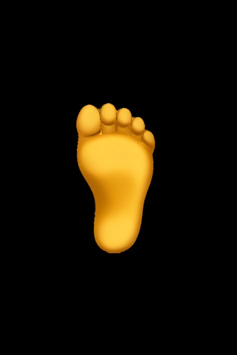 The emoji 🦶 depicts a single human foot, viewed from the side. The foot is facing left and is shown with four toes and a heel. The skin color of the foot varies depending on the platform, but is typically a shade of beige or brown. The foot is not wearing any shoes or socks and is shown with a slightly curved shape, as if it is standing on a surface. Kicking My Feet Emoji, Iphone Png, Apple Emojis, Stickers Emoji, Emojis Iphone, Feet Drawing, Video Design Youtube, Icon Emoji, Iphone Emoji