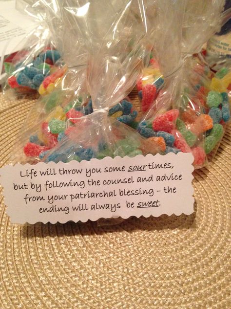 Patriarchal blessing handouts and treats Patriarchal Blessing Activity, Lds Patriarchal Blessing, Church Youth Activities, Lds Handouts, Patriarchal Blessing, Lds Crafts, Youth Lessons, Lds Yw, Yw Lesson