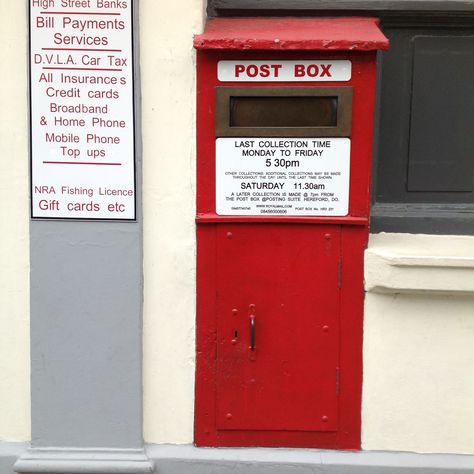 Hey on Wye Old Post Office 6/7/16 Post Office Design, Antique Mailbox, Rose Gold Highlights, Letter Boxes, Post Boxes, Postal Office, Old Post Office, Telephone Box, Box Designs