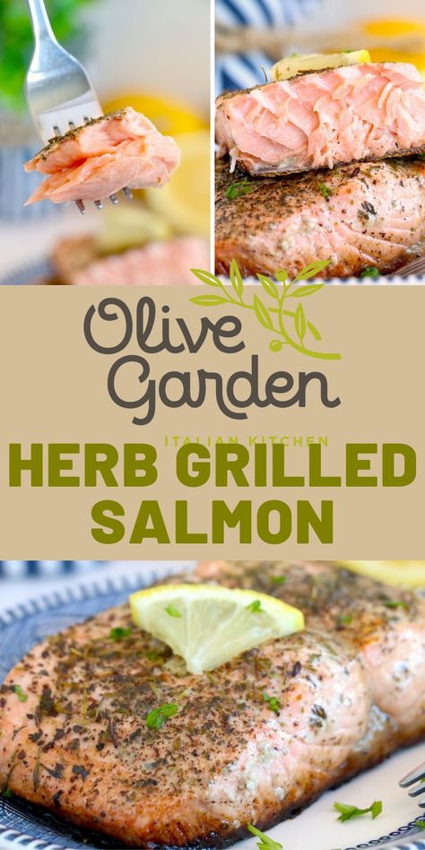 Best Grilled Salmon Recipe, Grilled Salmon Recipe, Herb Salmon, Copycat Olive Garden, Low Calorie Soup, Grilled Salmon Recipes, Delicious Dips Recipes, Pan Seared Salmon, Supper Recipes