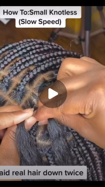 Melrozay on Instagram: "Reposting… This video helped me learn how to do knotless braids… #knotlessbraids #braider #protectivestyle #summer #boxbraids #braids #kidsprotectivestyles" How To Start Knotless Braids, Knotless Box Braids Medium Tutorial, Knotless Braids Tutorials Videos, How To Knotless Braids, How To Knotless Box Braids, How To Do Box Braids On Yourself, How To Do Knotless Braids, How To Do Knotless Box Braids, How To Box Braid Your Own Hair