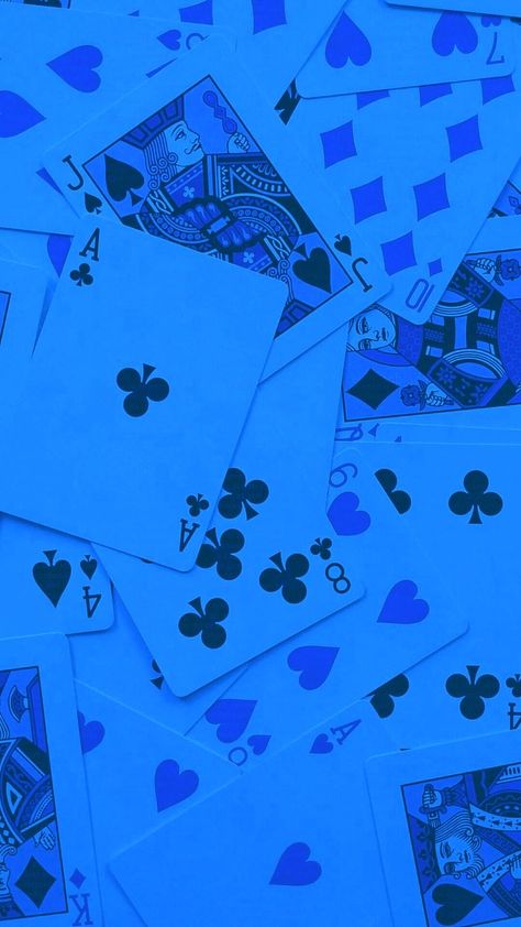 Blue Playing Cards, Japanese Wallpaper Iphone, Iphone Wallpaper Vsco, Cute Twitter Headers, Blue Game, Disney Phone Wallpaper, Black Phone Wallpaper, Skull Wallpaper, Phone Wallpaper Patterns