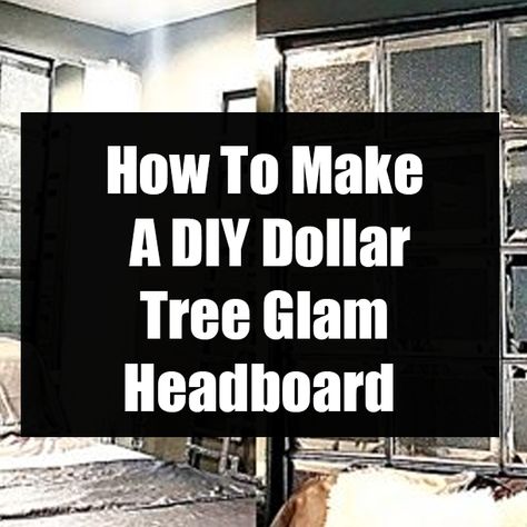 How To Make A DIY Dollar Tree Glam Headboard Diy Dollar Tree Headboard Ideas, Simple Diy Headboard Ideas, Diy Headboard Dollar Tree, Diy Headboard Videos, Diy Full Headboard, Dollar Store Headboard, Fake Headboard Ideas Diy, Glitter Headboard, Dollar Tree Headboard Diy