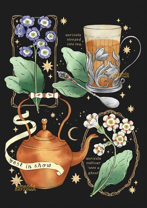 Valerian Tea, Halloween Invite, Nature Witch, Art Guide, New Followers, Witch Art, Plant Illustration, Editorial Illustration, Art Journal Inspiration