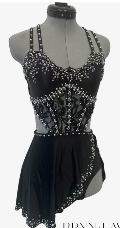 Dance Costumes Dance Moms, Custom Dance Costumes Contemporary, Rhinestone Dance Costume Ideas, Figure Skating Outfits Costumes, Dance Outfits Contemporary, Sassy Dance Costumes, Jazz Solo Costumes, Lyrical Dance Costumes Solo, Latin Dance Outfit