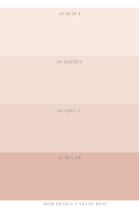 Nude Pink Color Palette, Makeup Salon Ideas, Nude Color Palette, Beige Color Palette, Website Color Palette, Hex Color Palette, Instagram Graphics, Color Schemes Colour Palettes, Skin Color Palette