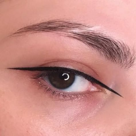 graphic liner Grafik Eyeliner, Minimal Eye Makeup, Eyeliner Art, Editorial Make-up, Spilt Milk, Eye Makeup Looks, Graphic Makeup, Basic Fashion, Graphic Eyeliner